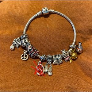 Pandora bracelet and beads